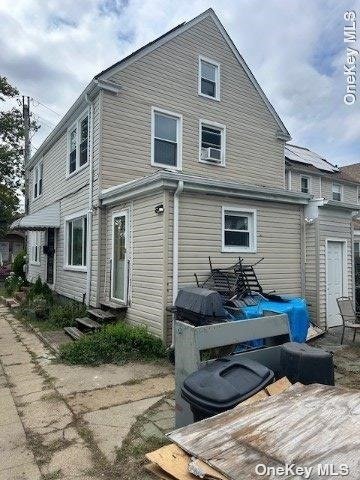 a view of a house with a patio