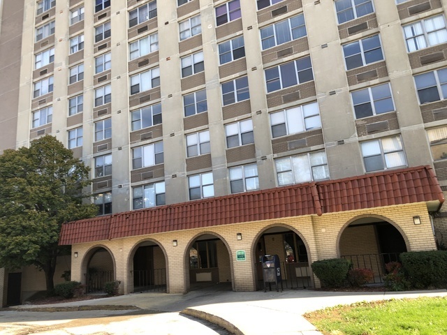 a view of a building with entryway