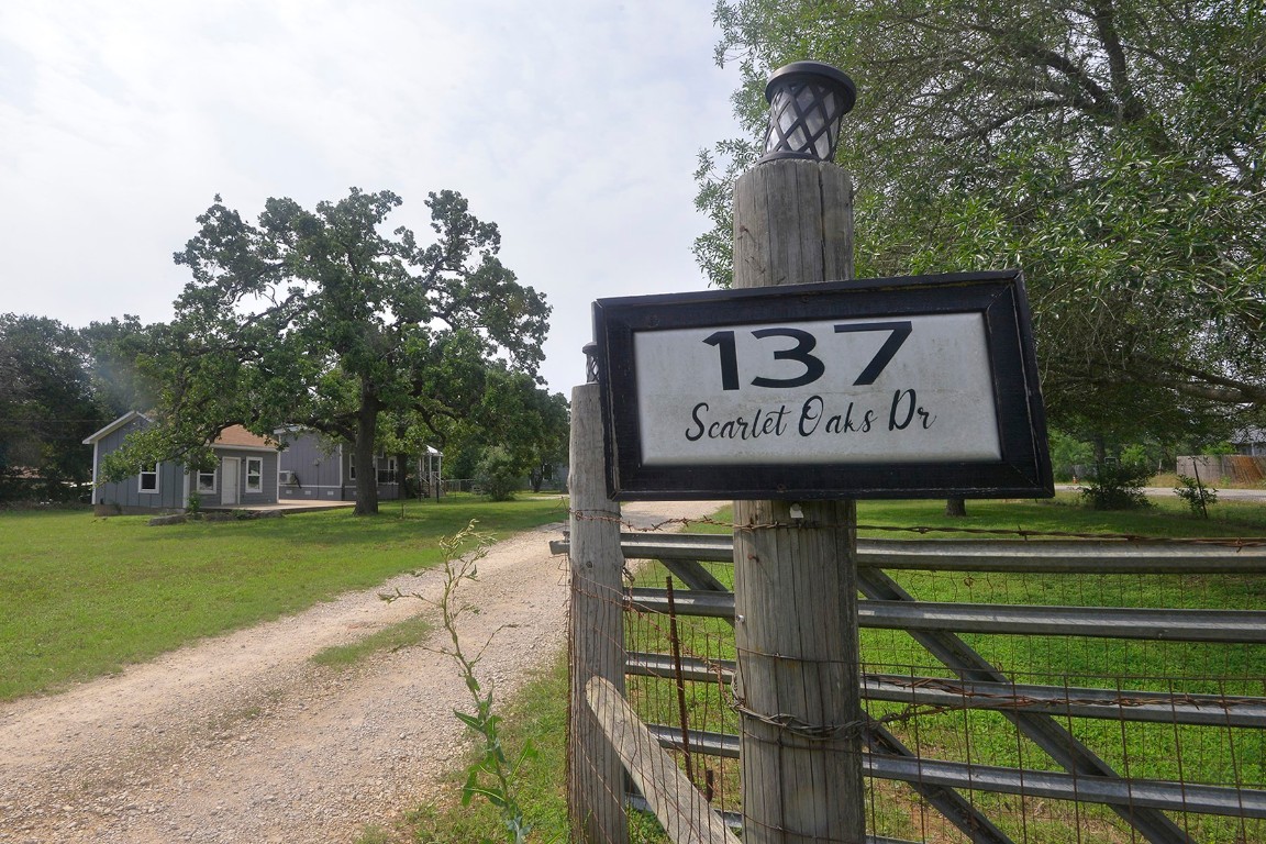 a view of a street sign