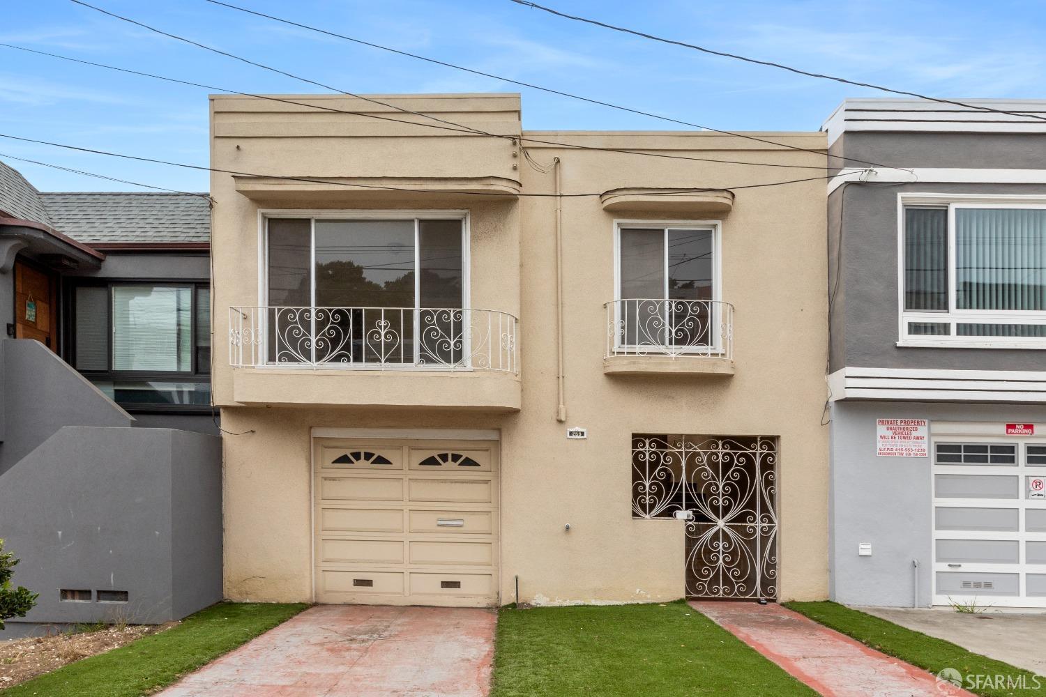 front view of a house