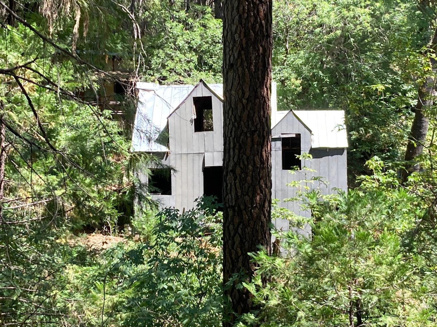 a view of a back yard