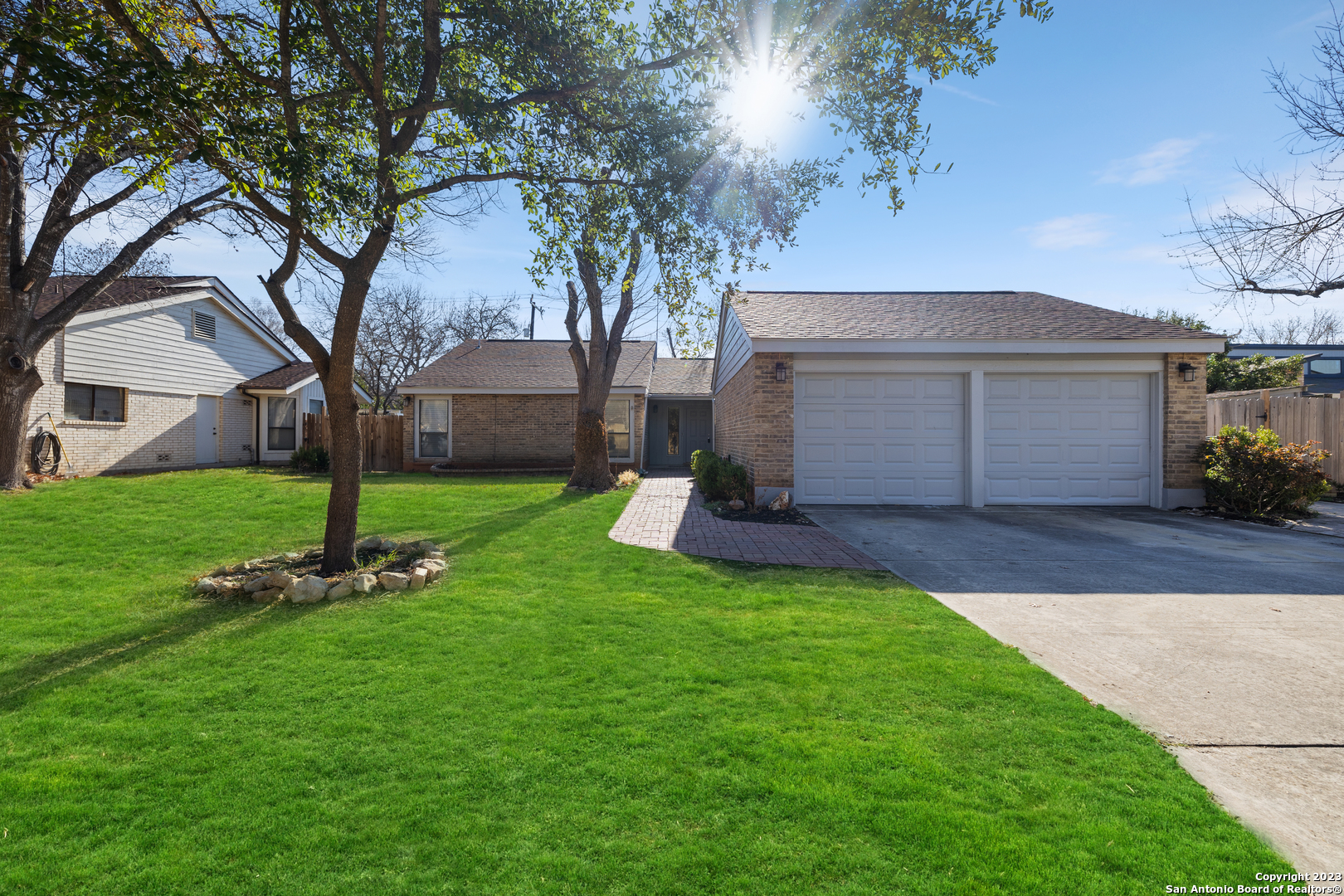 a front view of house with yard