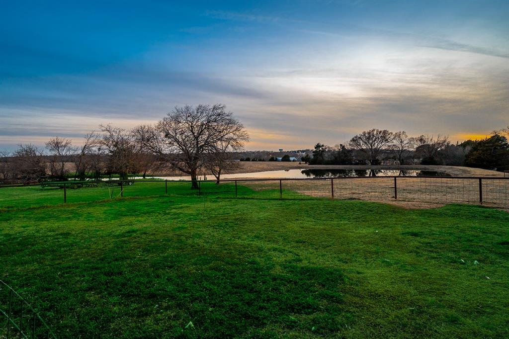 a view of a green field