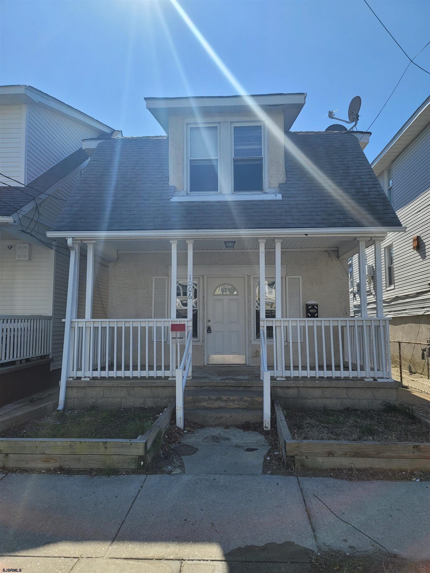 a view of a house with a deck