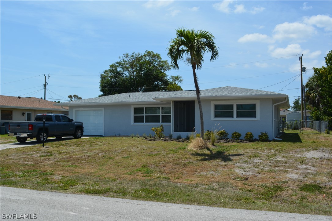 a view of a house with a patio