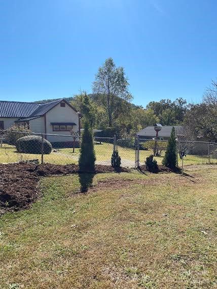 a house with a garden