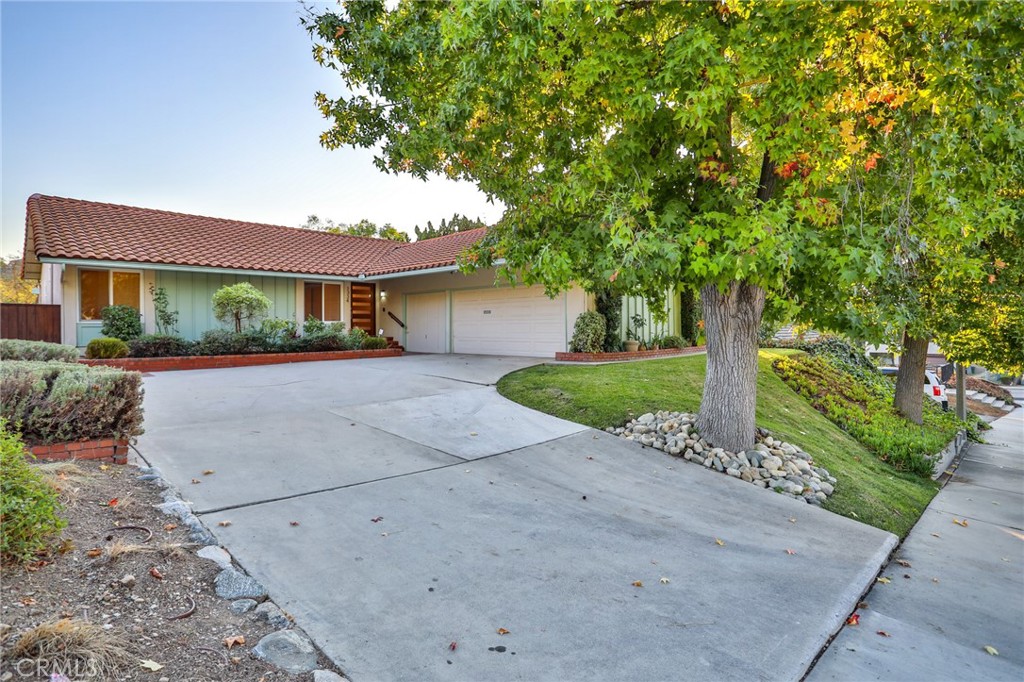 a view of a house with a patio