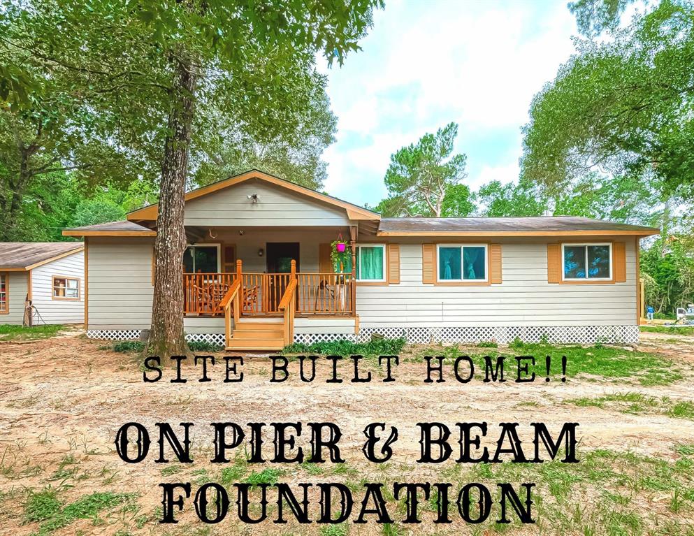 SITE BUILT HOME ON PIER & BEAM FOUNDATION!