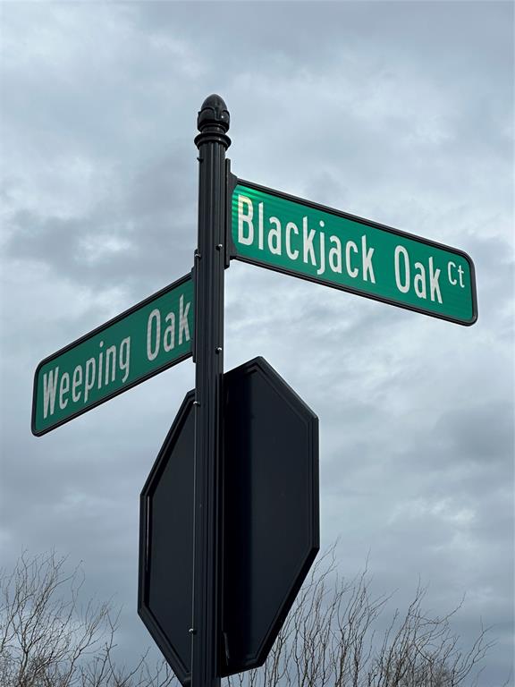 a close up of a street sign