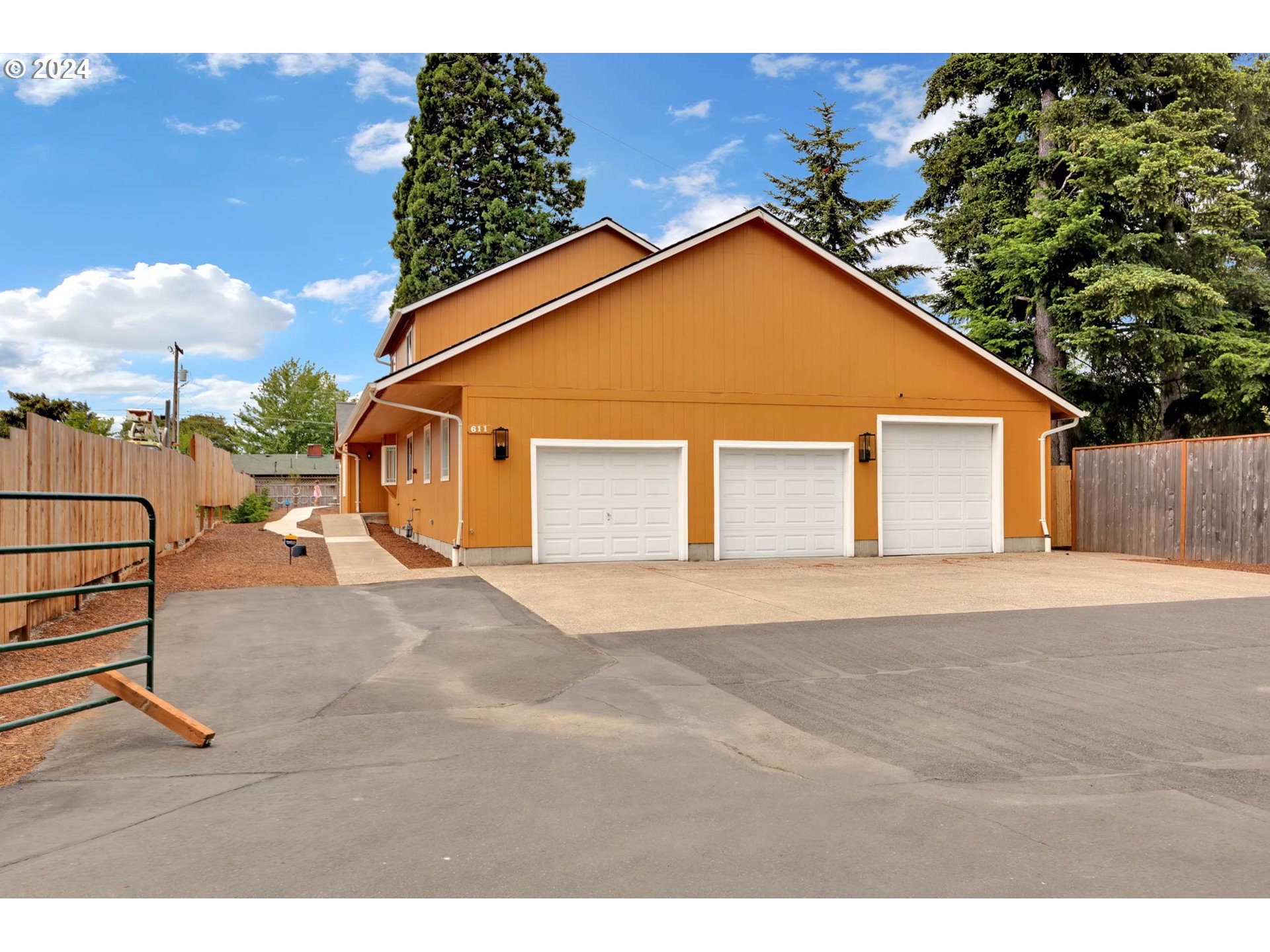 a view of outdoor space and yard