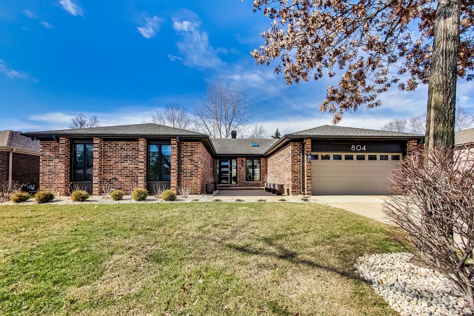 a large house with a large outdoor space