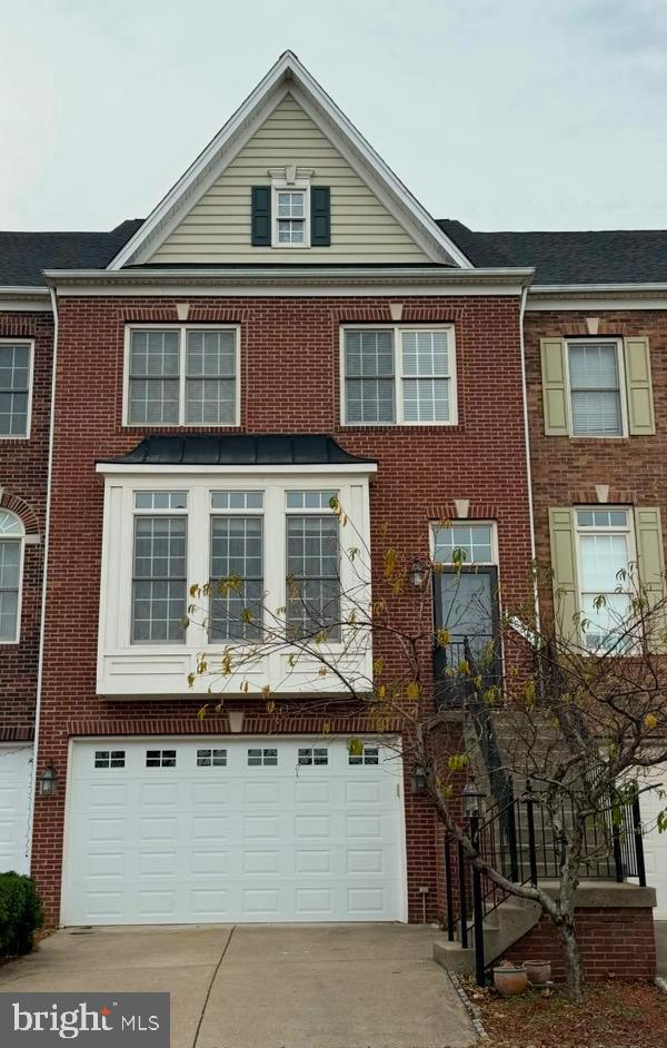 a front view of a house with balcony