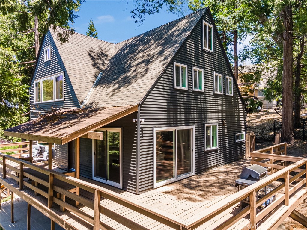 a view of a house with a roof deck