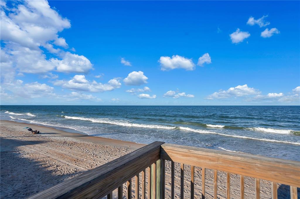 a view of an outdoor space and beach