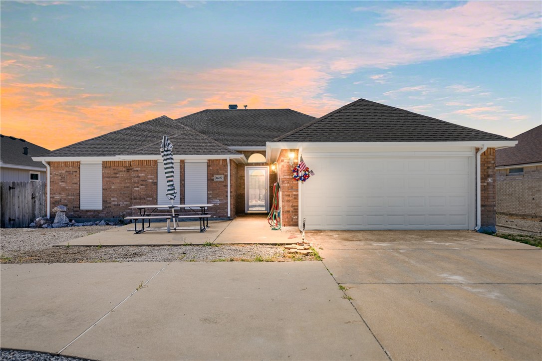 a house view with a outdoor space