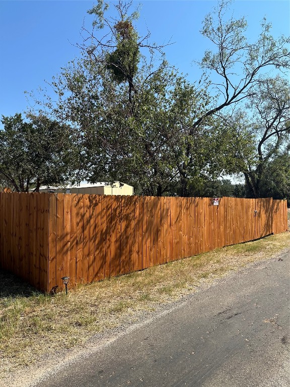 a view of small yard