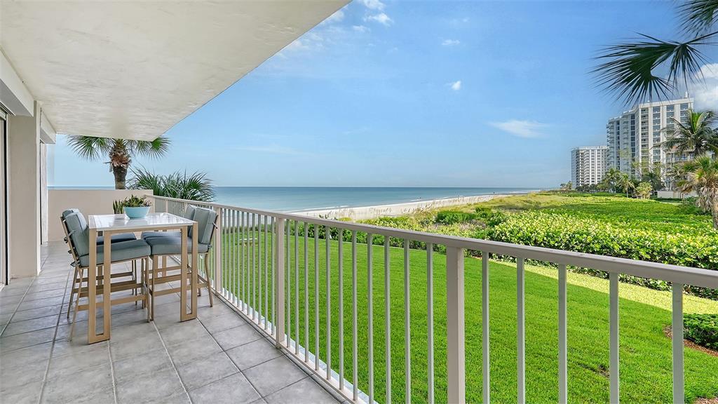 Gulf view from the expansive patio