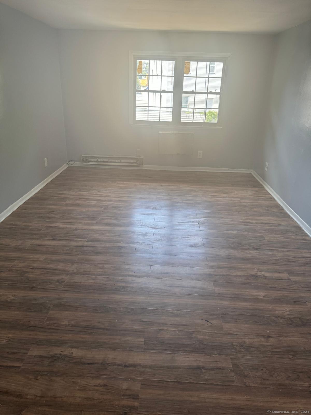 wooden floor in an empty room