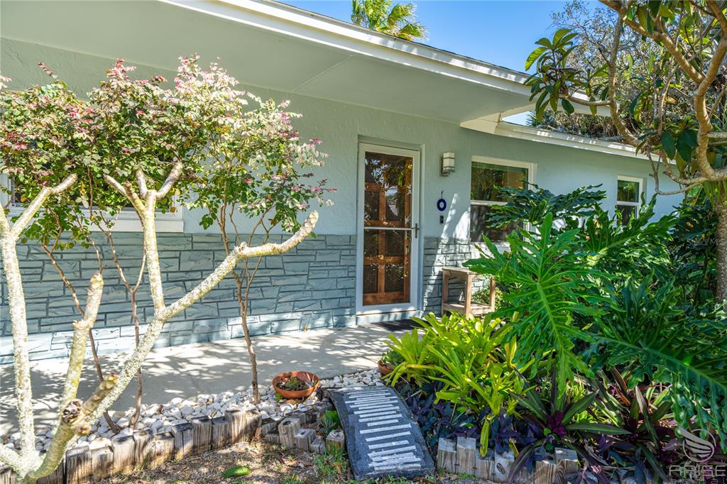 a view of a house with a tree