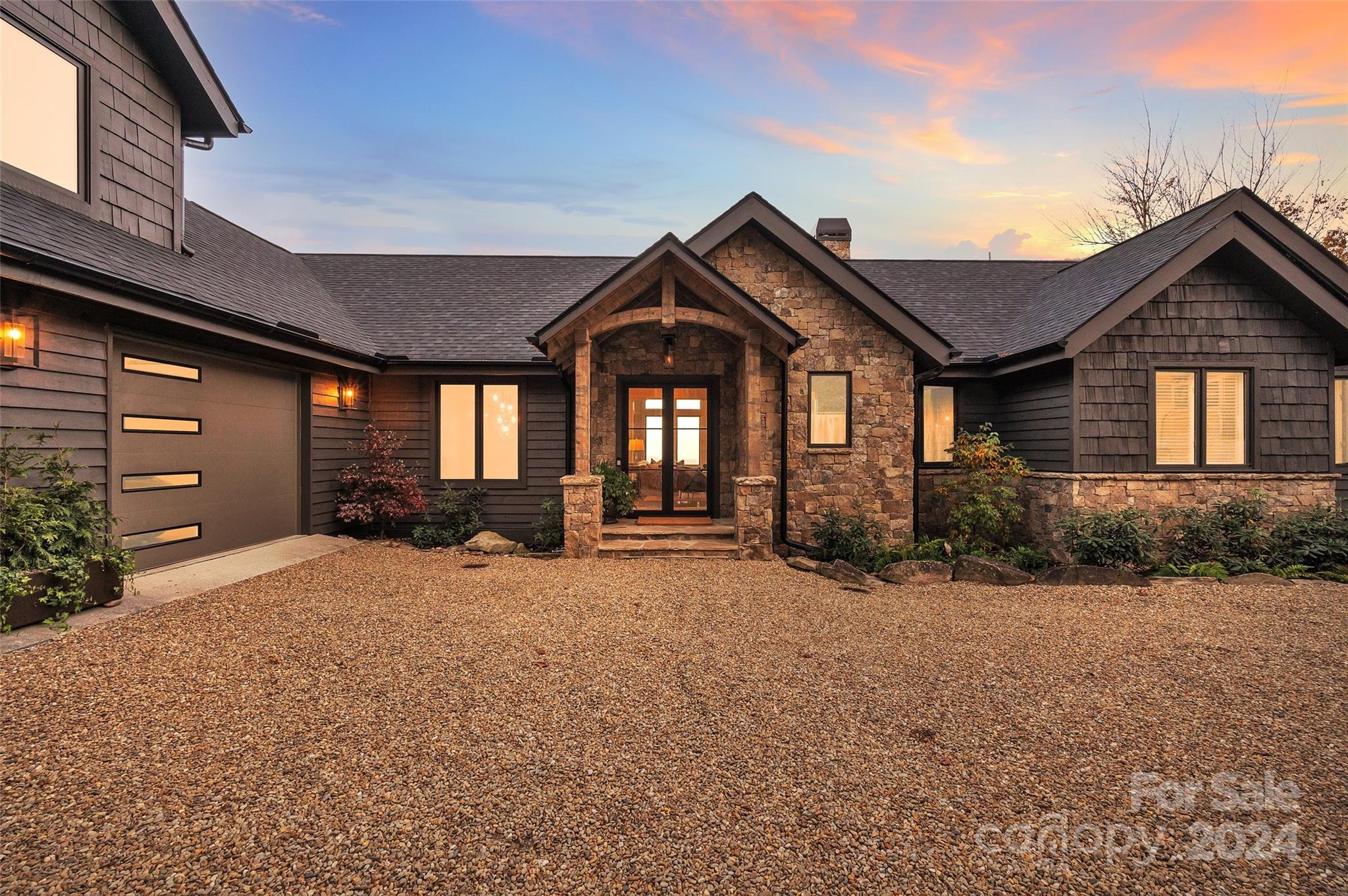 a view of a house with a outdoor space