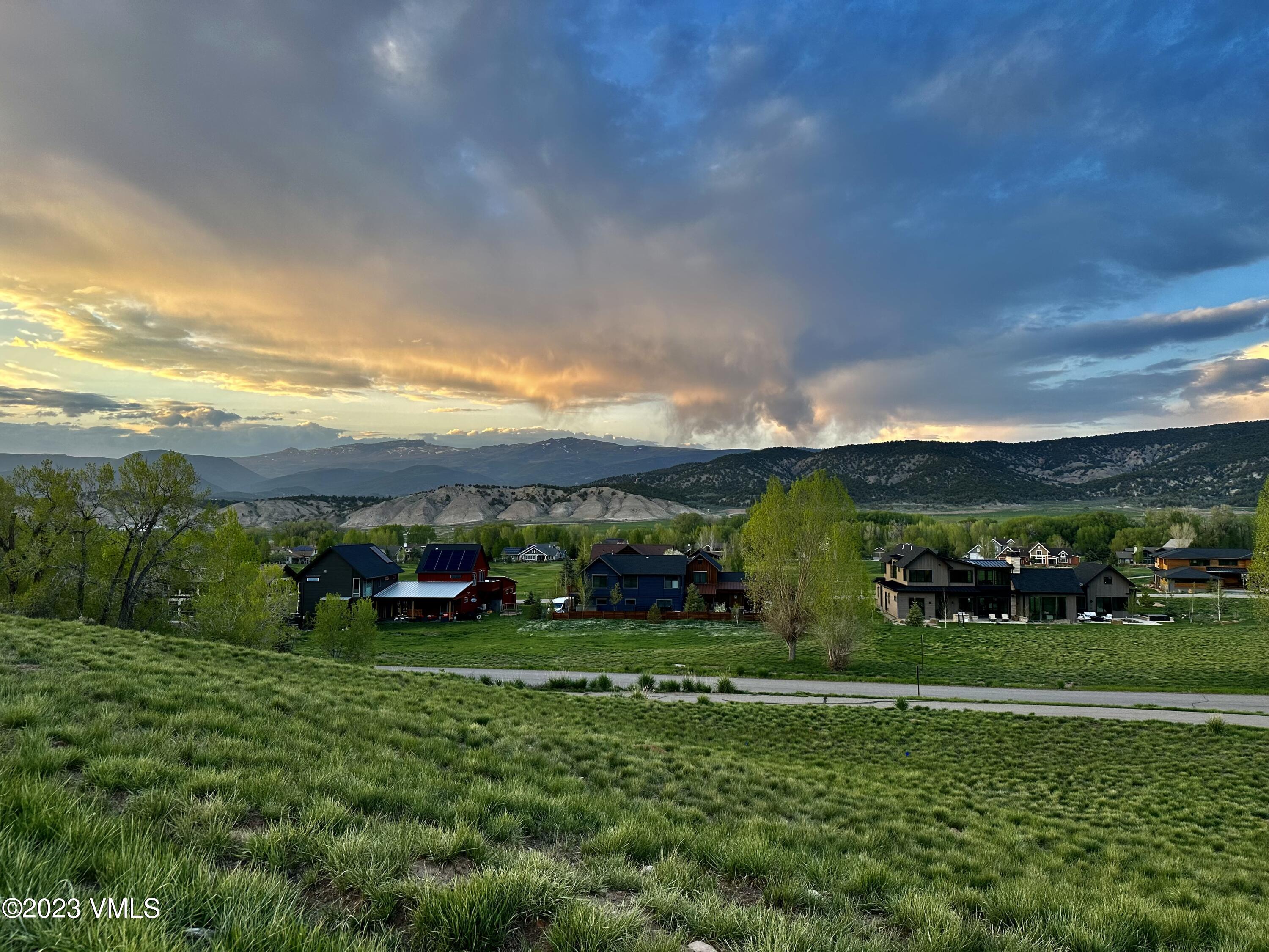 a view of a green field