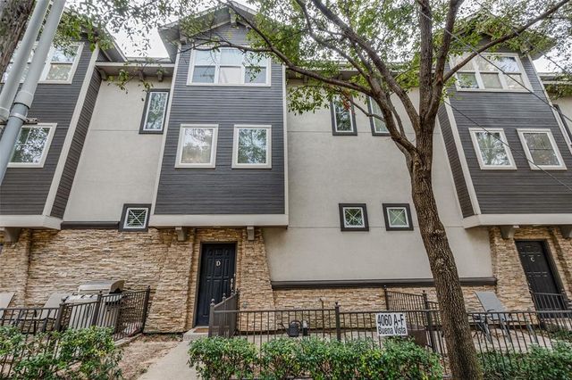 $2,900 | 4060 Buena Vista Street, Unit D | Uptown Dallas