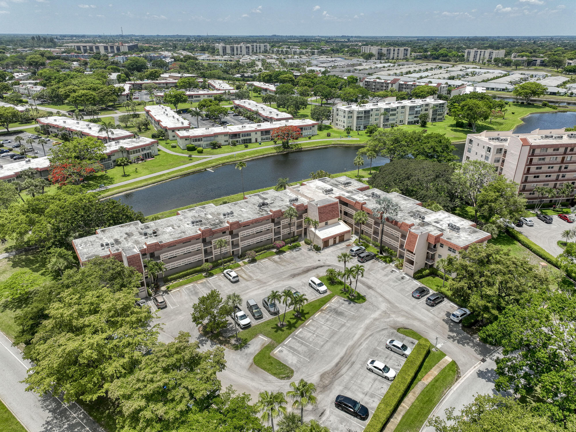 an aerial view of a city with houses