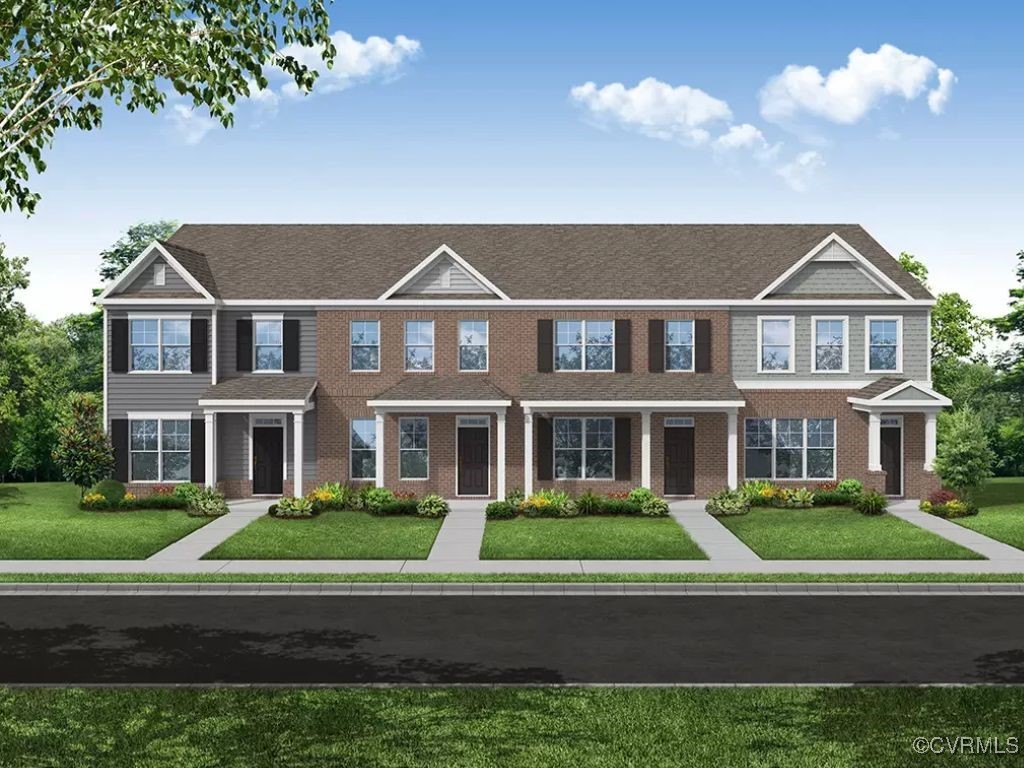 The Morganton is a two-story townhome with 3 bedro