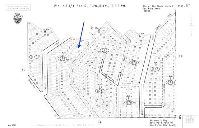 $1,950 | 61 Lots 61 & 62 Near Mojave River | Crestline