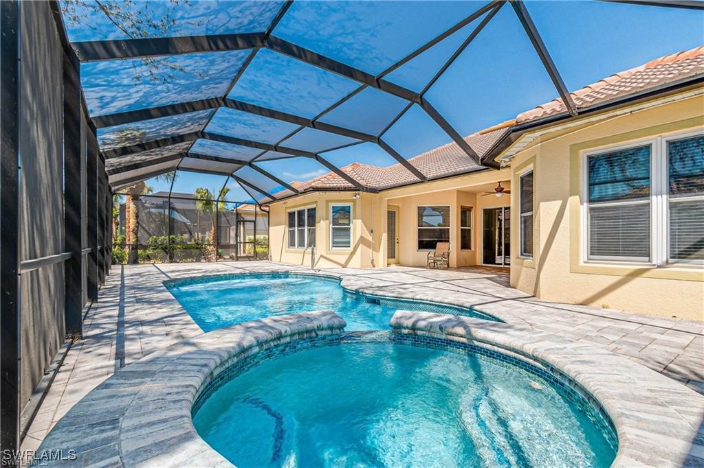 a view of a house with swimming pool