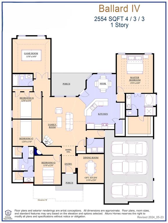 Ballard IV Floorplan - Representative