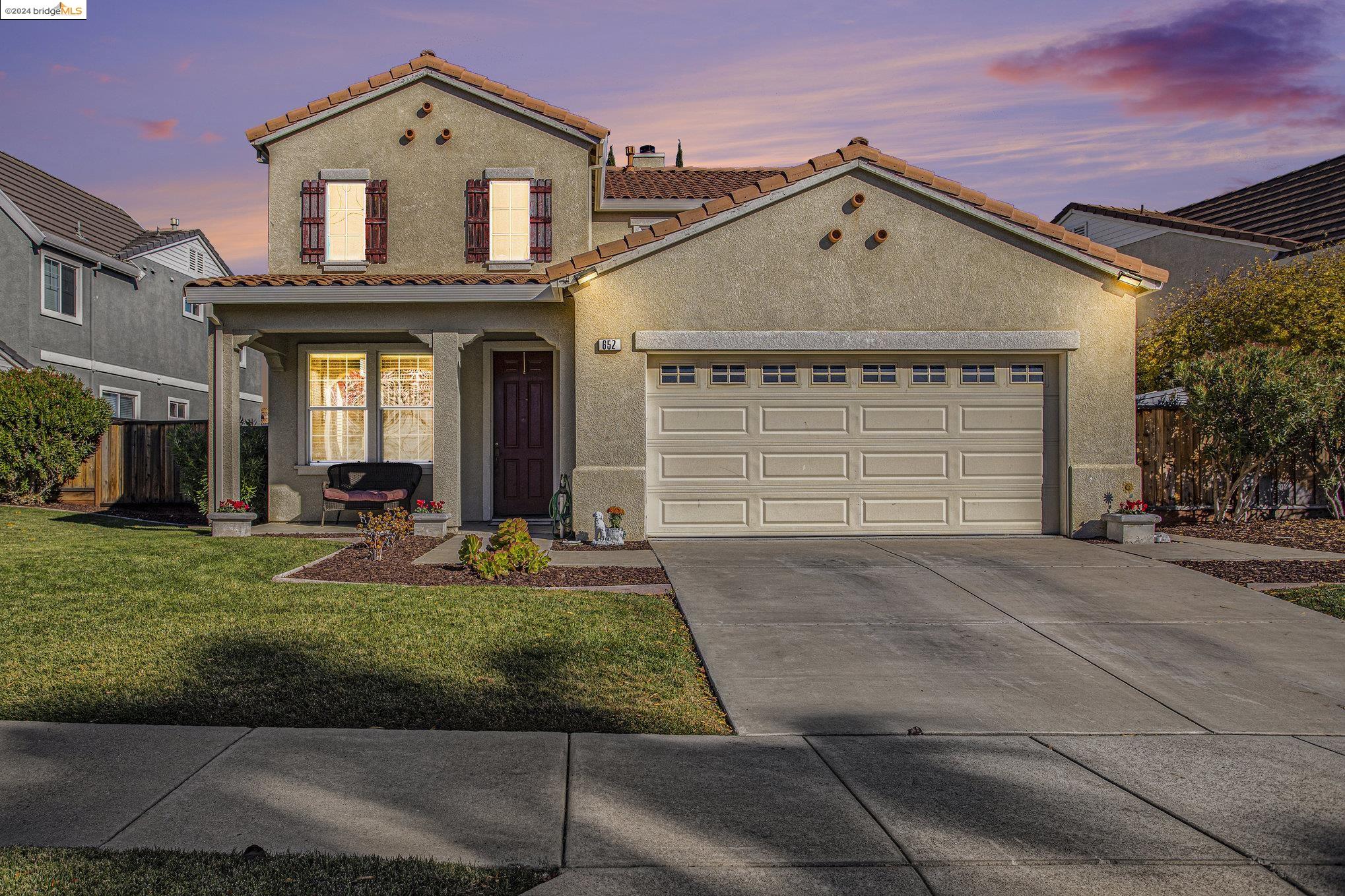 front view of house with a yard