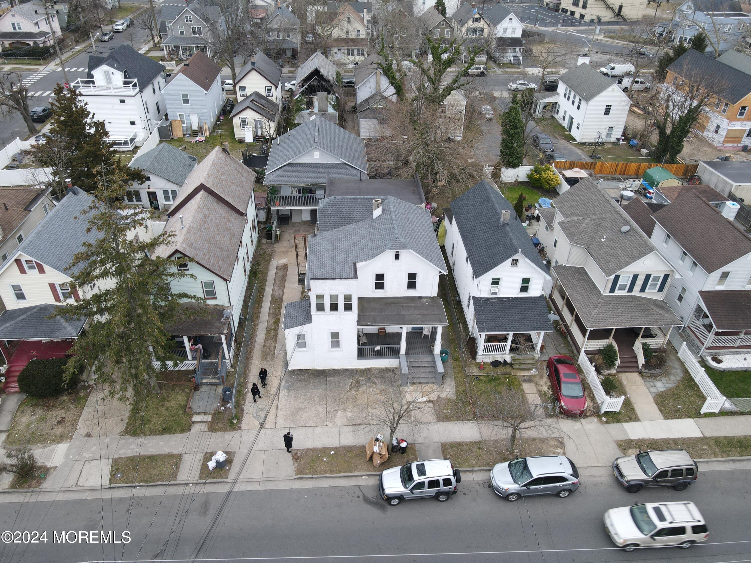 an aerial view of a