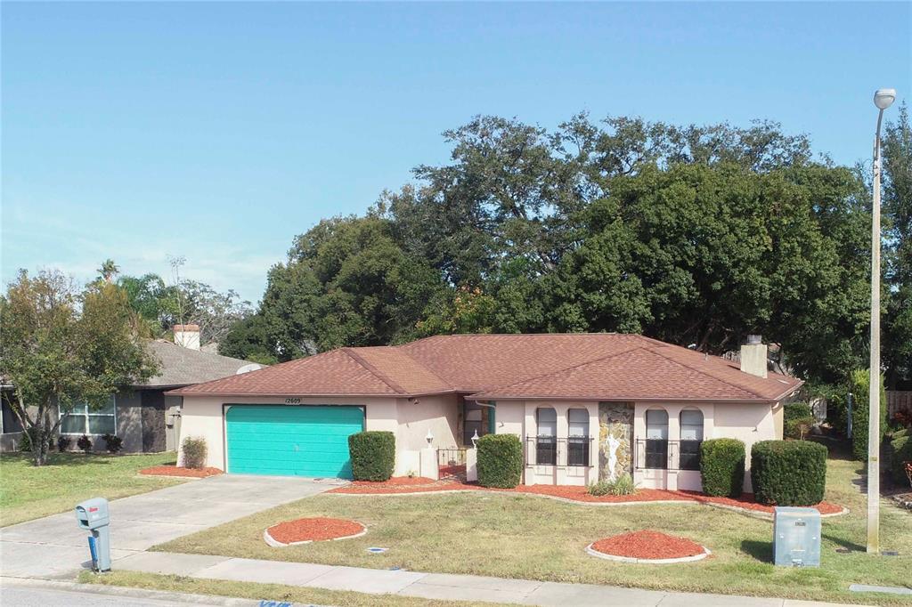 a house that has a tree in it