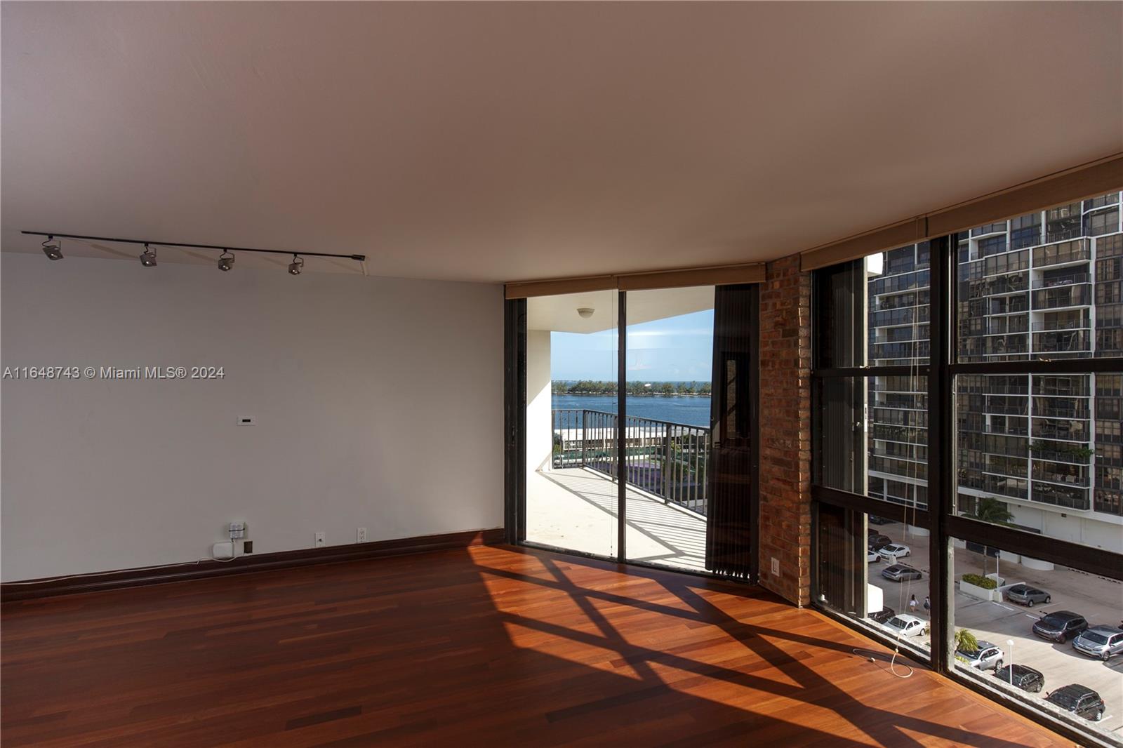 wooden floor in an empty room