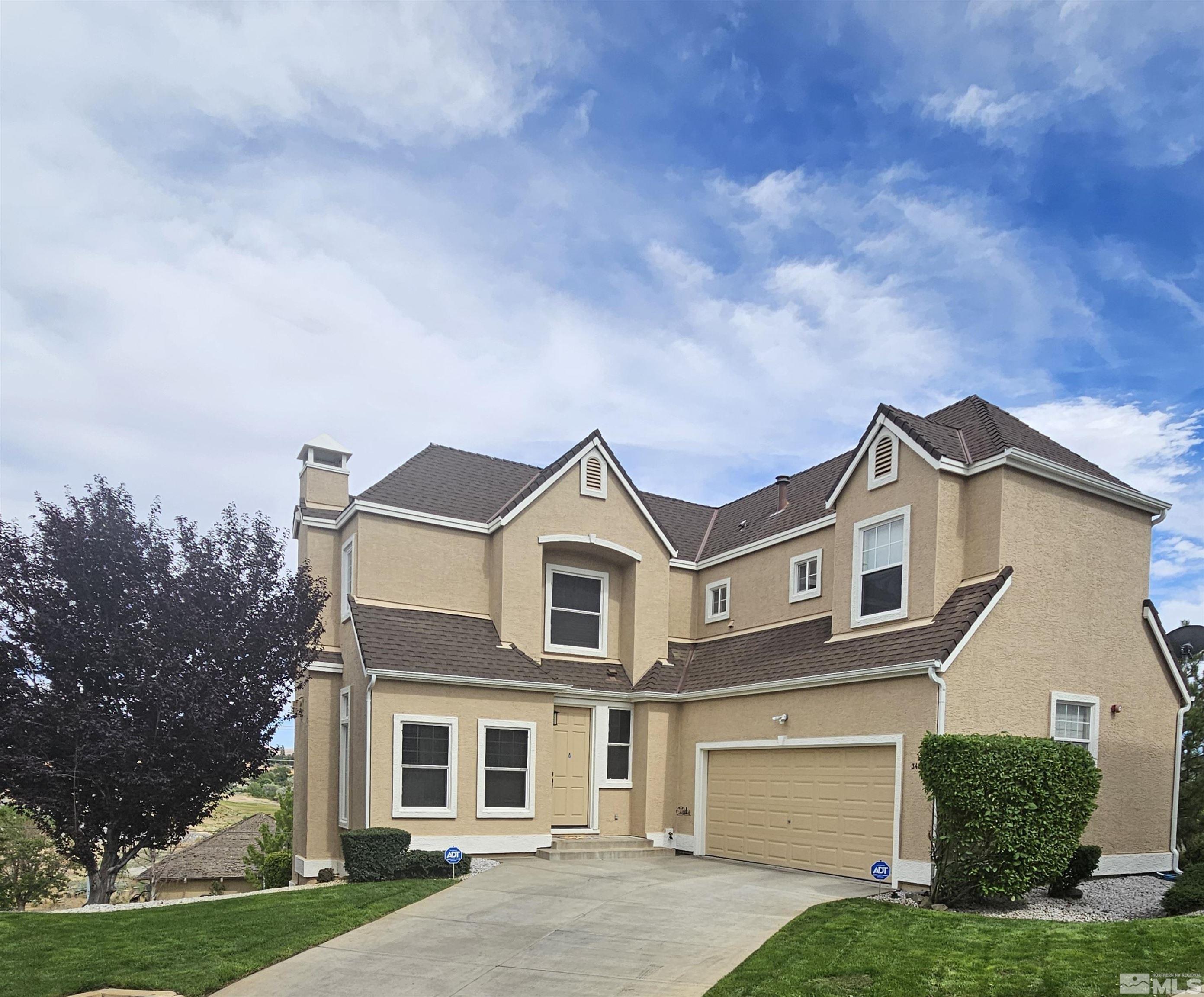 front view of house with a yard