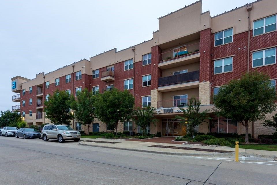 a front view of a building with street