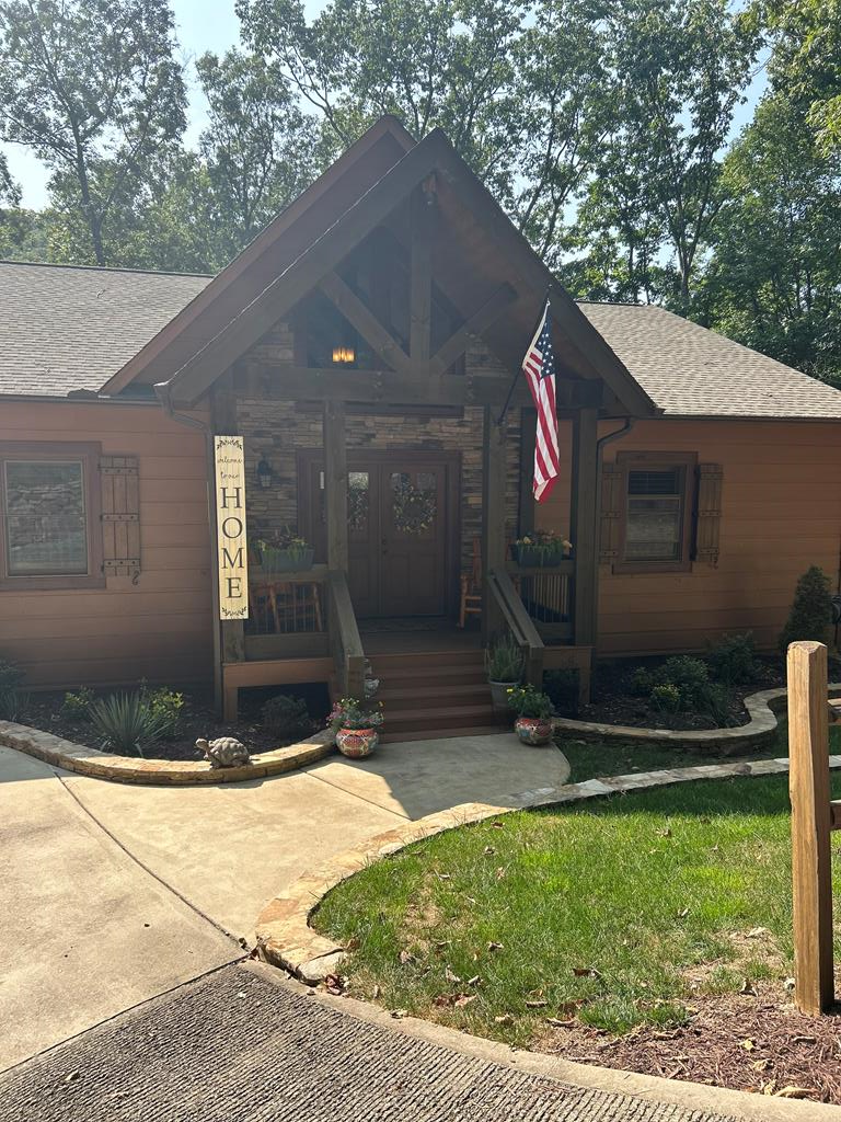 a view of outdoor space and yard