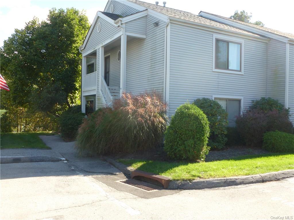 a view of a backyard with plants