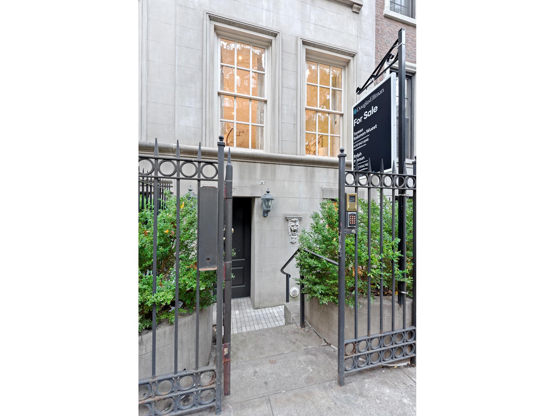 a entryway of a house with plants