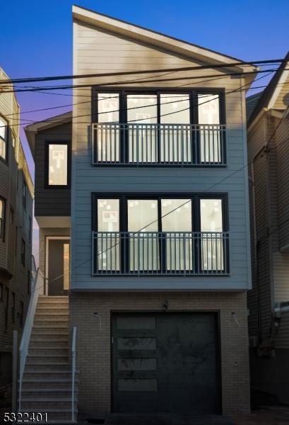 front view of a house with a window