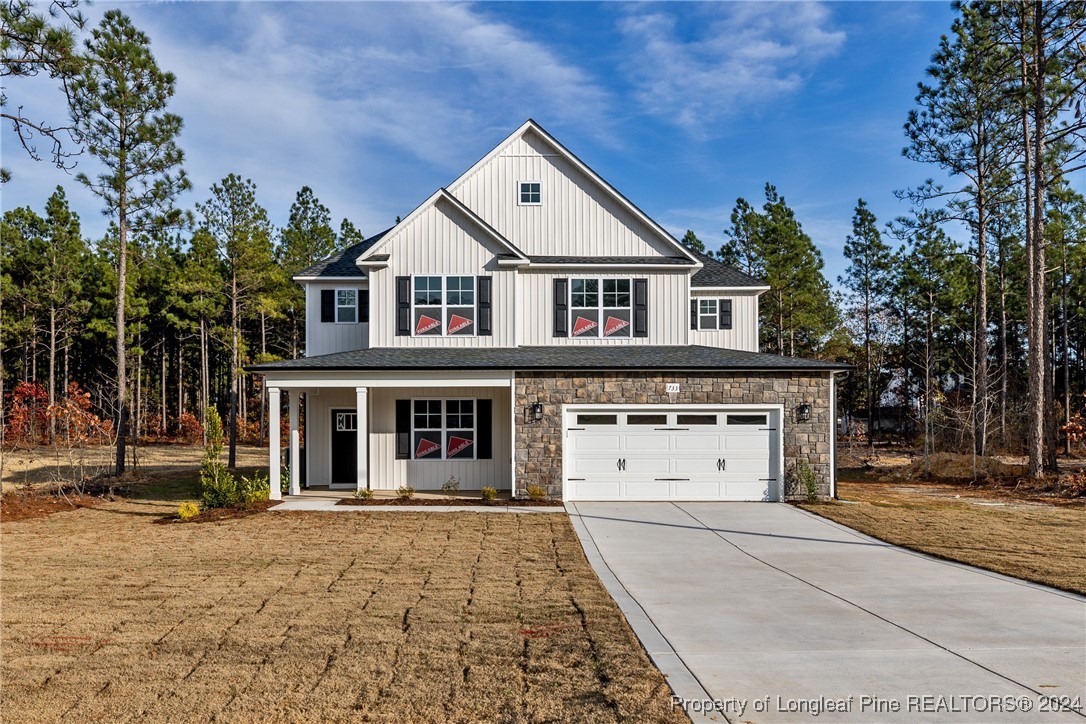 a view of a house with a outdoor space