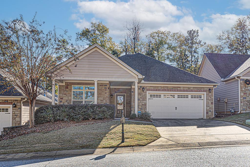 front view of house with a yard