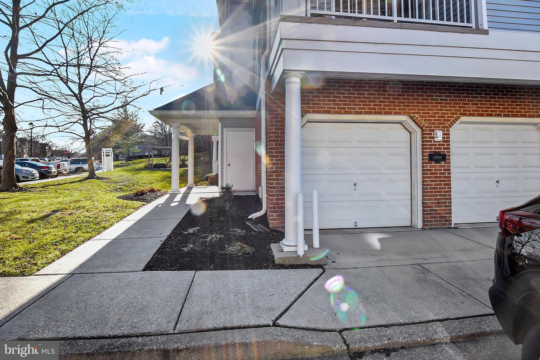 Ground entry and attached garage