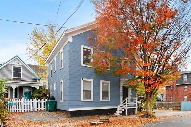 a view of a house with a patio