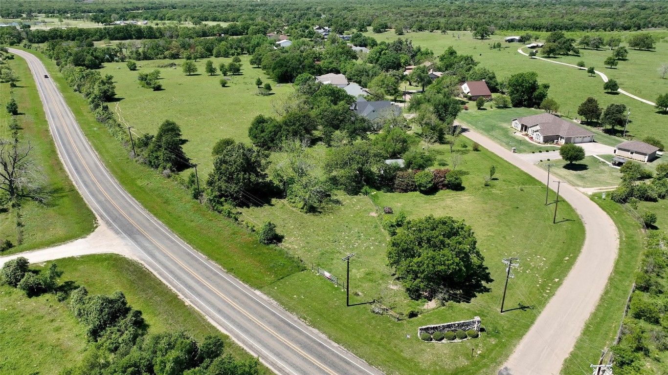 an aerial view of a