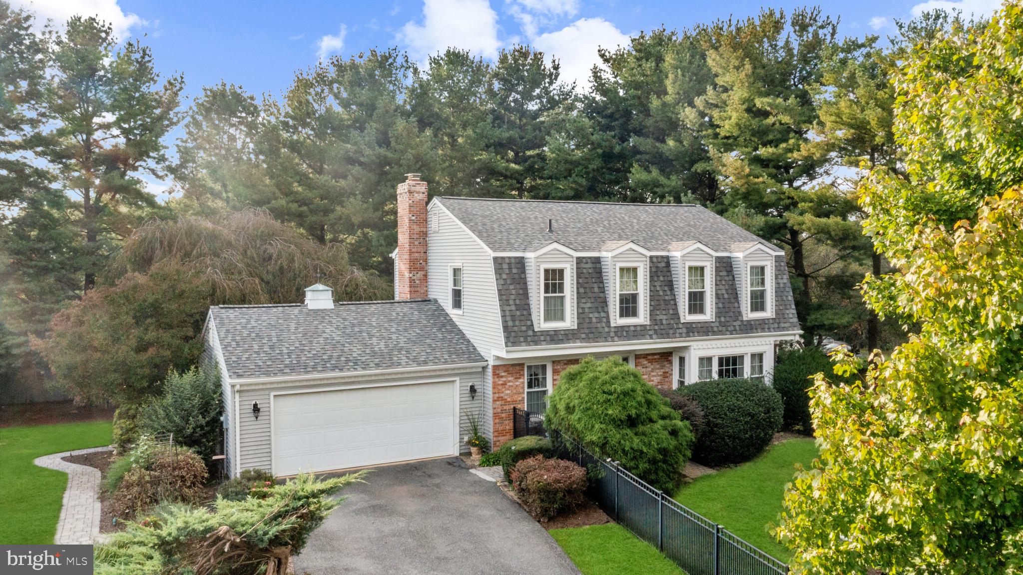 a aerial view of a house