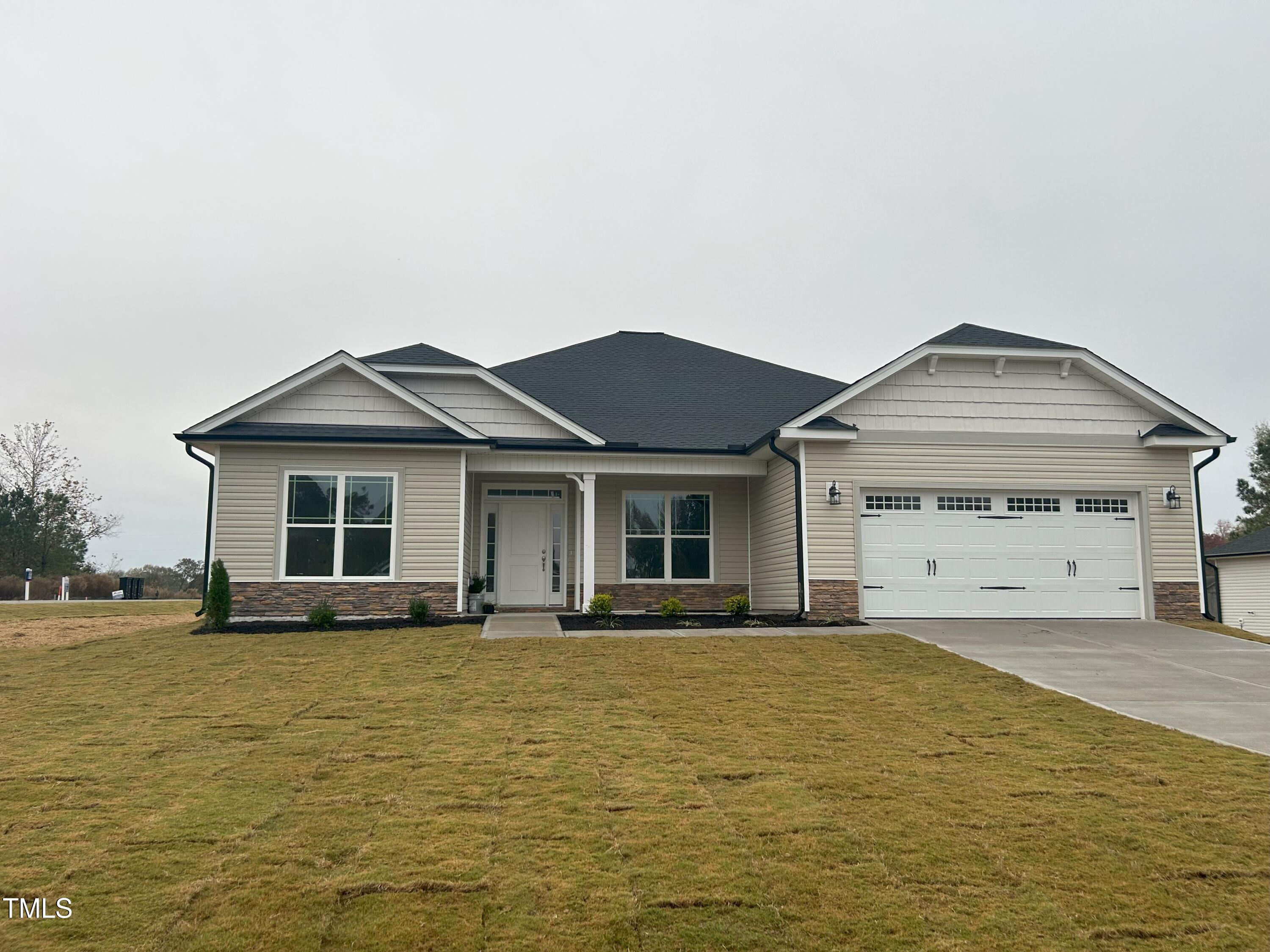 front of home-landscaped