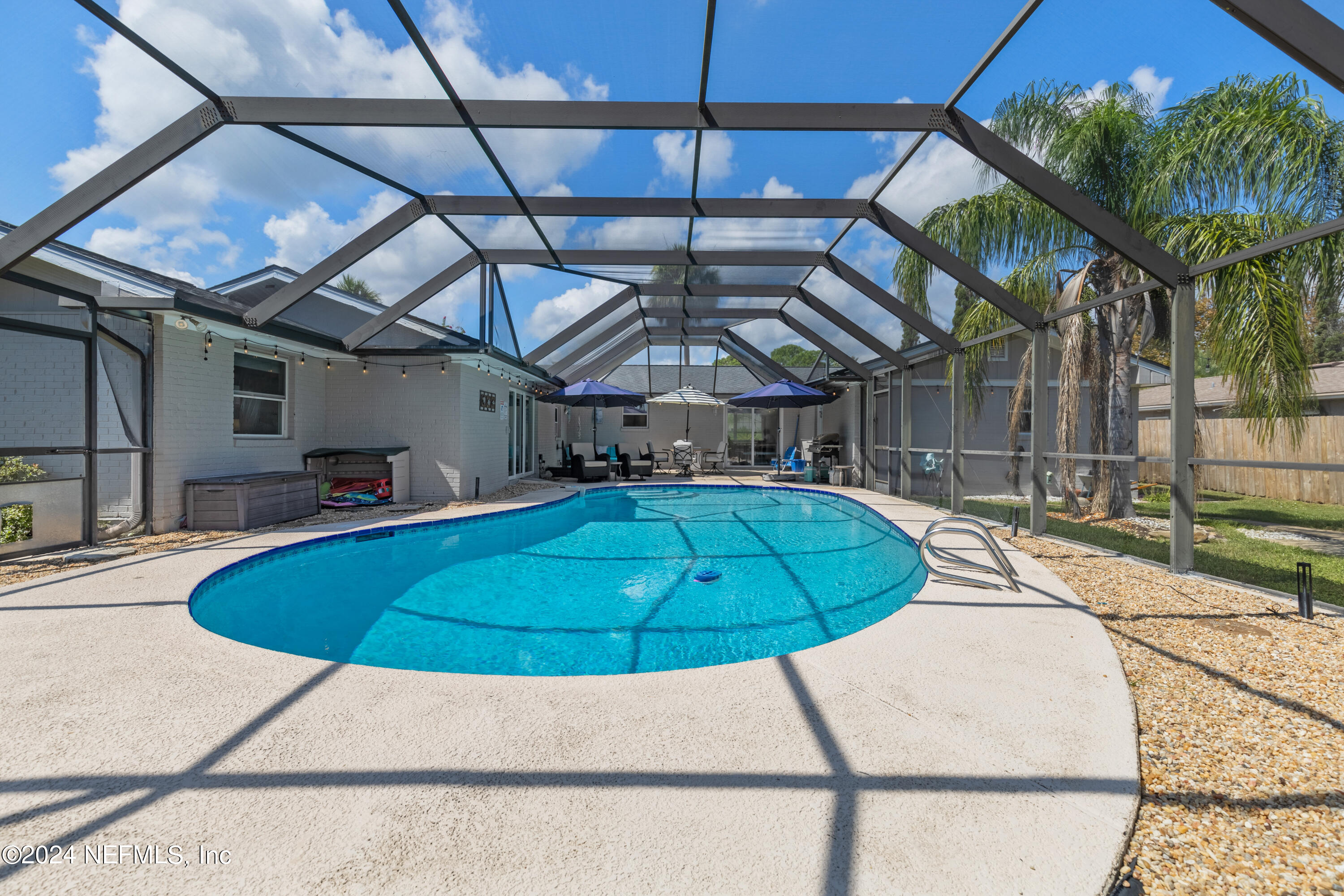 a view of a indoor swimming pool