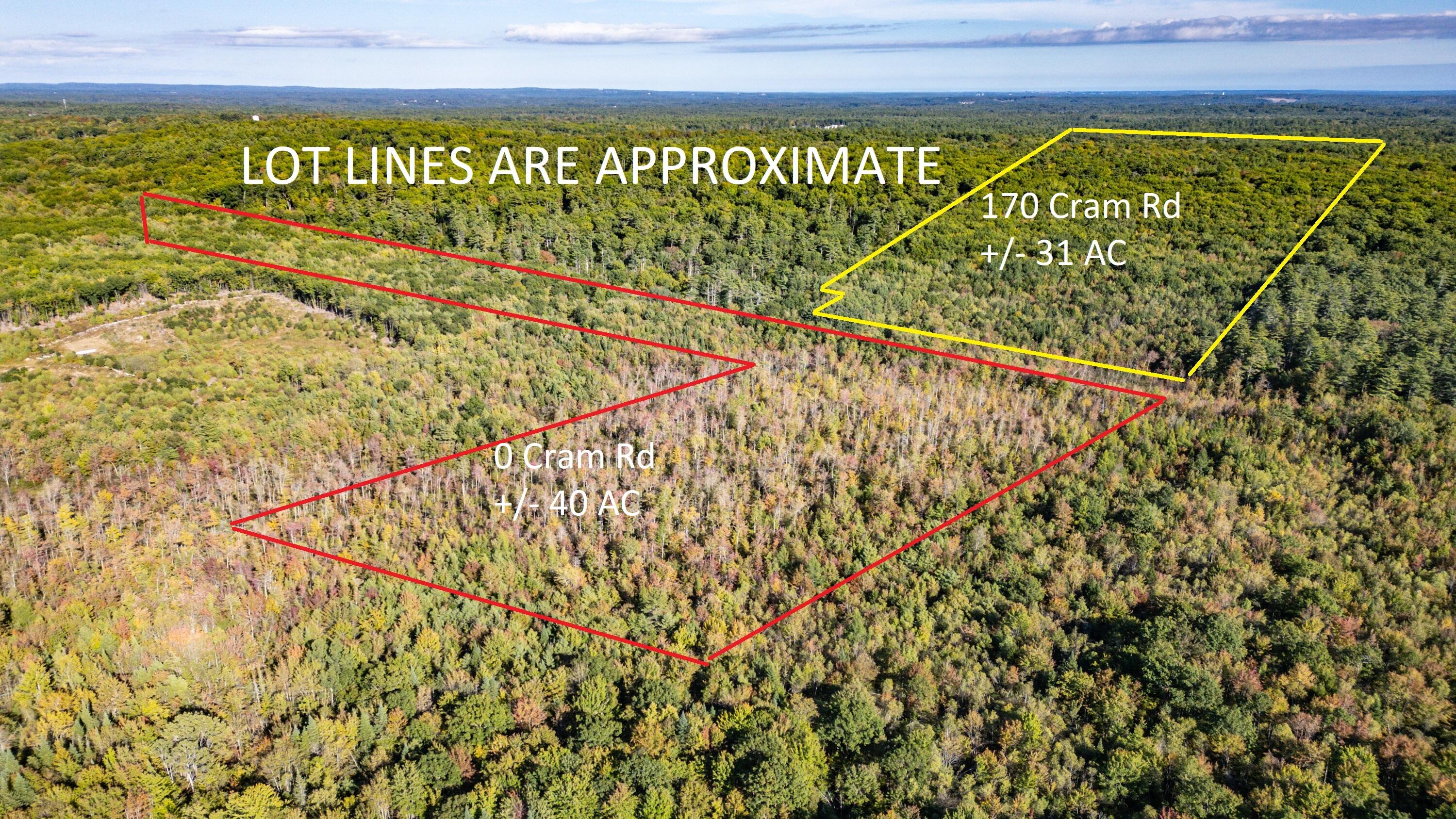 71 acre lot APPROX LINES